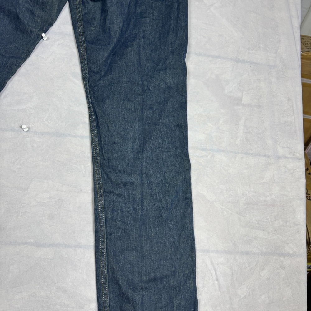 Levi's 511 Mens Straight Leg Jeans Blue‎ Denim Dark Wash 5-Pocket W32 L32 - Picture 9 of 16